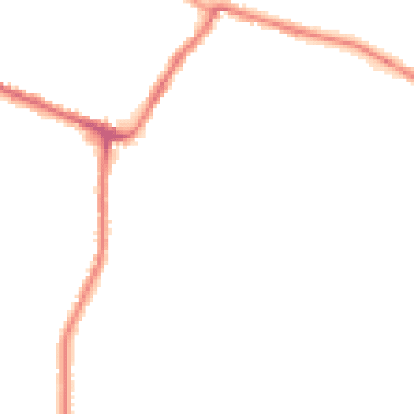 Night-time road noise heatmap for WN7 3BU