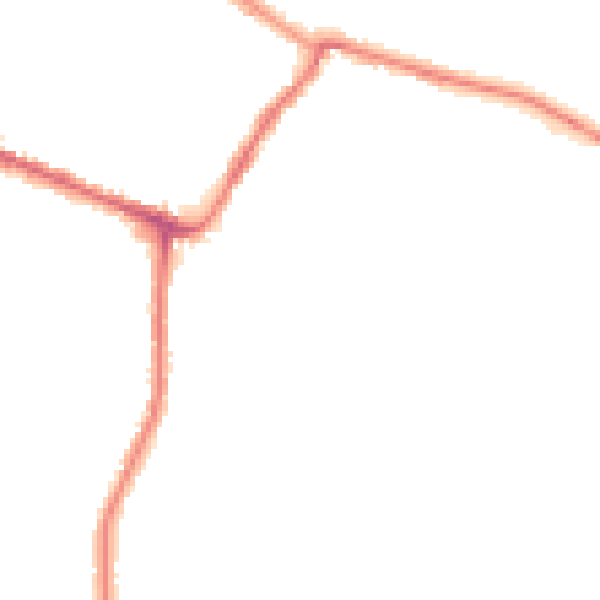 Night-time road noise heatmap for WN7 3BX