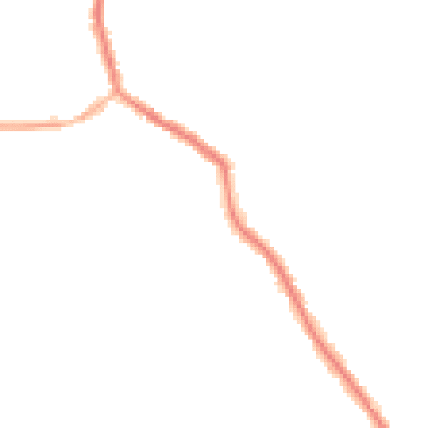 Night-time road noise heatmap for WN7 5HW