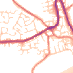 Daytime road noise heatmap for WN8 0AH