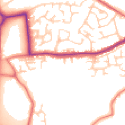 Daytime road noise heatmap for WN8 0AP