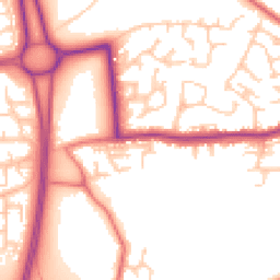 Daytime road noise heatmap for WN8 0AR