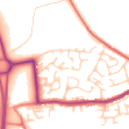 Daytime road noise heatmap for WN8 0BB