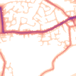 Daytime road noise heatmap for WN8 0BG