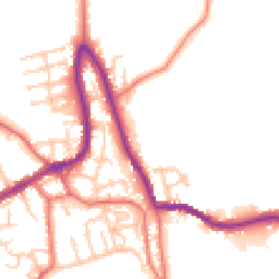 Daytime road noise heatmap for WN8 0BS