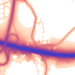 Daytime road noise heatmap for WN8 0BX