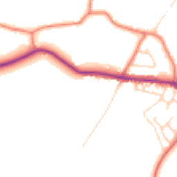 Daytime road noise heatmap for WN8 7AH