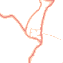 Daytime road noise heatmap for WN8 7AP