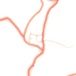 Daytime road noise heatmap for WN8 7AR