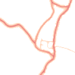 Daytime road noise heatmap for WN8 7BB