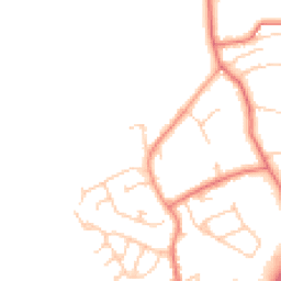 Daytime road noise heatmap for WN8 7DT
