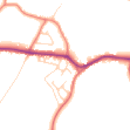 Daytime road noise heatmap for WN8 7LJ