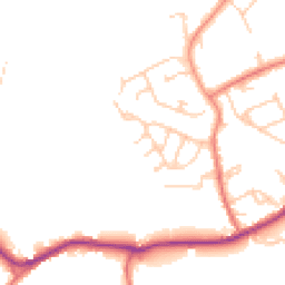 Daytime road noise heatmap for WN8 7PJ
