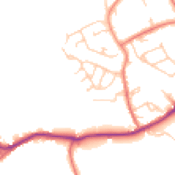 Daytime road noise heatmap for WN8 7PQ