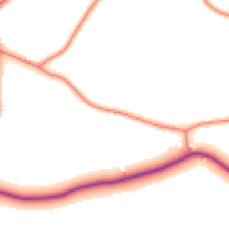 Daytime road noise heatmap for WN8 7UH