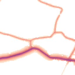 Daytime road noise heatmap for WN8 7UQ
