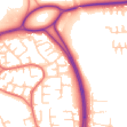 Daytime road noise heatmap for WN8 8RL