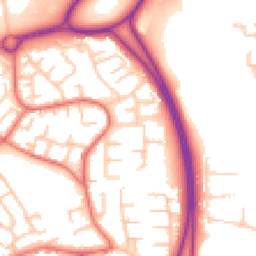 Daytime road noise heatmap for WN8 8RP