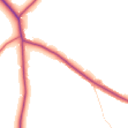 Daytime road noise heatmap for WN8 8UH
