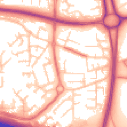 Daytime road noise heatmap for WN8 9EG