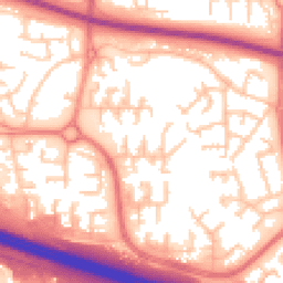 Daytime road noise heatmap for WN8 9EY