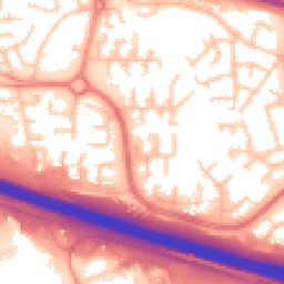 Daytime road noise heatmap for WN8 9HE