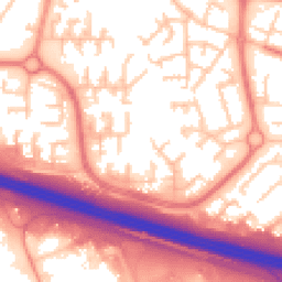 Daytime road noise heatmap for WN8 9HT