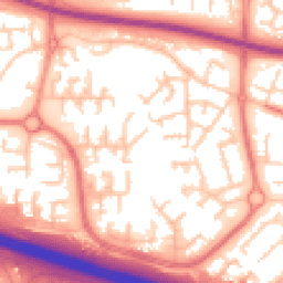 Daytime road noise heatmap for WN8 9HU