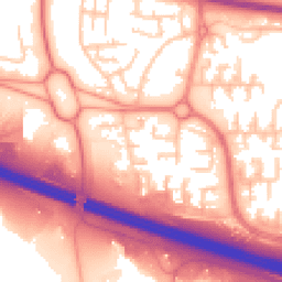 Daytime road noise heatmap for WN8 9LP