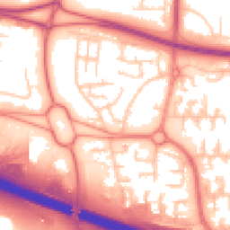 Daytime road noise heatmap for WN8 9NJ