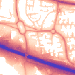 Daytime road noise heatmap for WN8 9NW