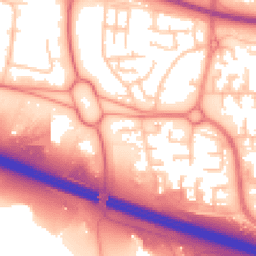 Daytime road noise heatmap for WN8 9NX