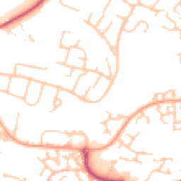 Daytime road noise heatmap for WR11 1HN