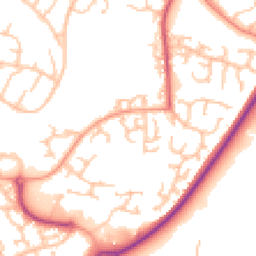 Daytime road noise heatmap for WR11 1XP