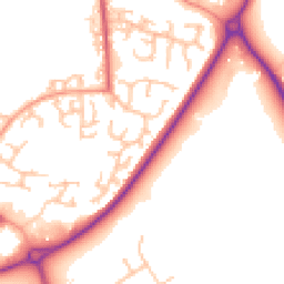 Daytime road noise heatmap for WR11 1XS