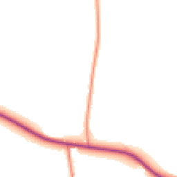 Daytime road noise heatmap for WR11 2RD