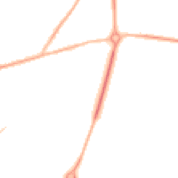 Night-time road noise heatmap for WR11 3ED