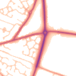 Daytime road noise heatmap for WR11 3EN