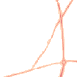 Night-time road noise heatmap for WR11 3JN