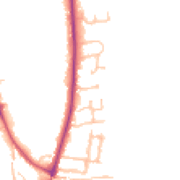 Daytime road noise heatmap for WR11 4NQ
