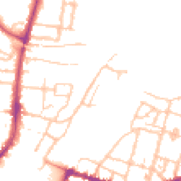 Daytime road noise heatmap for WR11 4PU