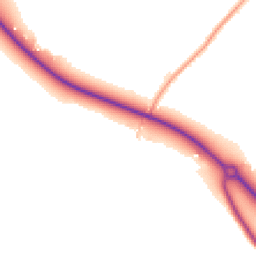 Daytime road noise heatmap for WR11 4TD