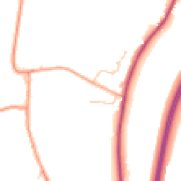 Daytime road noise heatmap for WR11 4TF