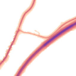 Daytime road noise heatmap for WR11 4TN