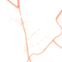 Daytime road noise heatmap for WR11 7AJ