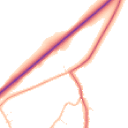 Daytime road noise heatmap for WR11 7FJ