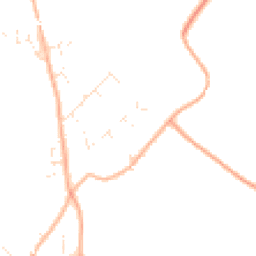 Daytime road noise heatmap for WR11 7GB