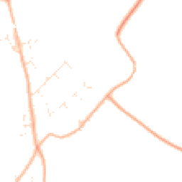 Daytime road noise heatmap for WR11 7GD