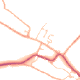Daytime road noise heatmap for WR11 7HX