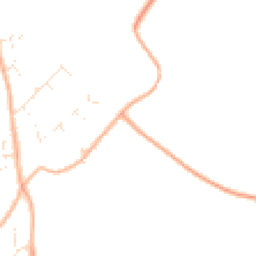 Daytime road noise heatmap for WR11 7PN